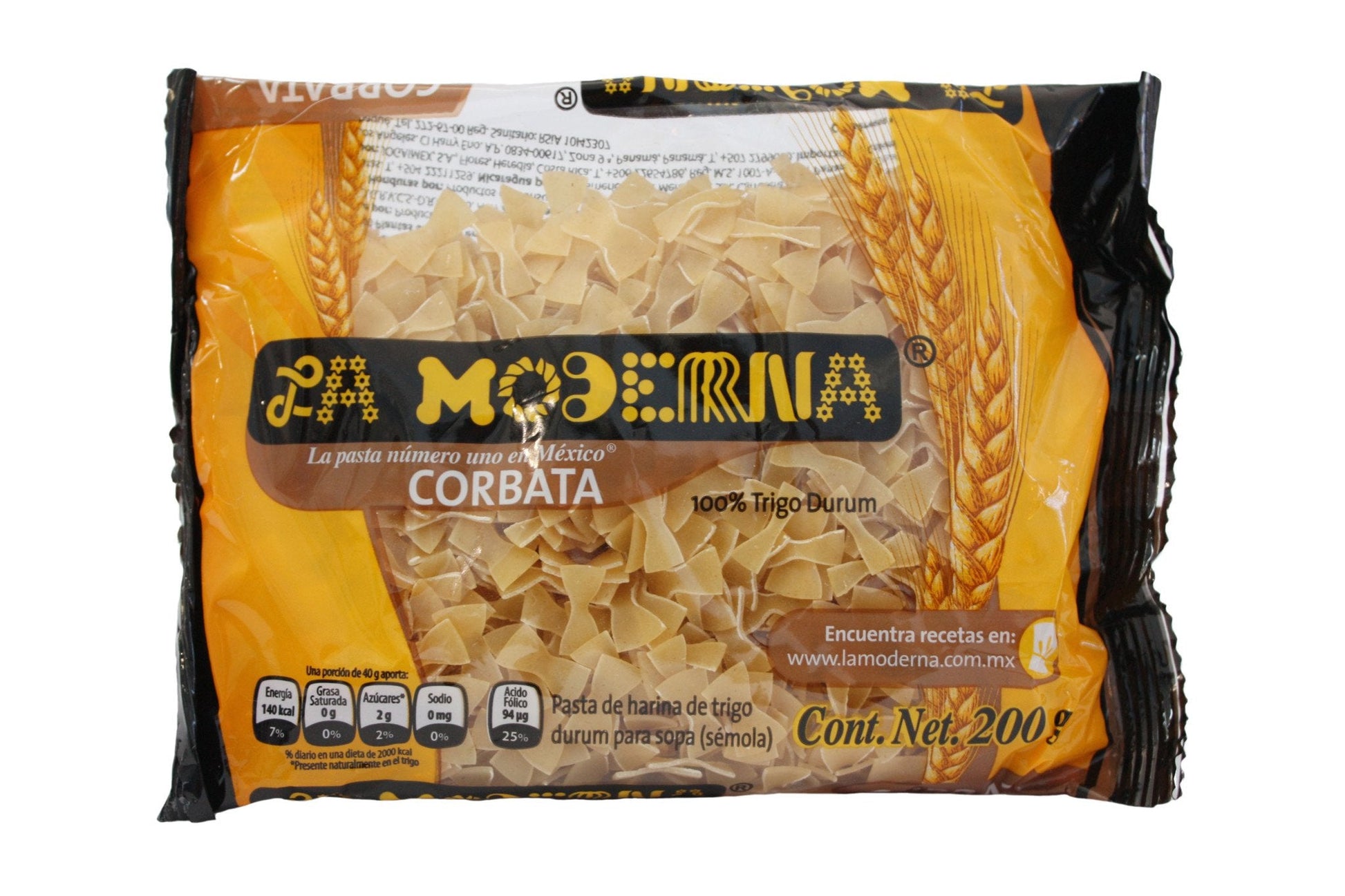 Caja Sopa Moderna Corbata de 200 grs con 20 bolsas - La Moderna-Sopas-La Moderna-MayoreoTotal