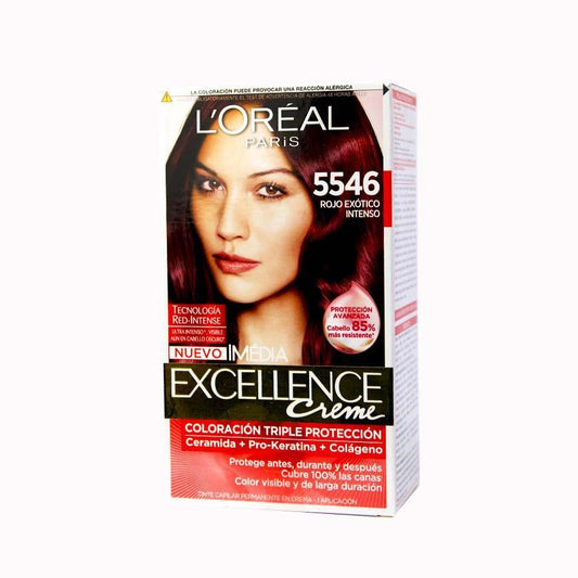Caja Tinte Imedia Rojo Exotico Intenso con 12 piezas - L´oréal-Tintes-L´Oreal-MayoreoTotal