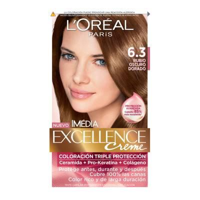 Caja Tinte Imedia Rubio Oscuro Dorado 6.34 con 12 piezas - L´oréal-Tintes-L´Oreal-MayoreoTotal
