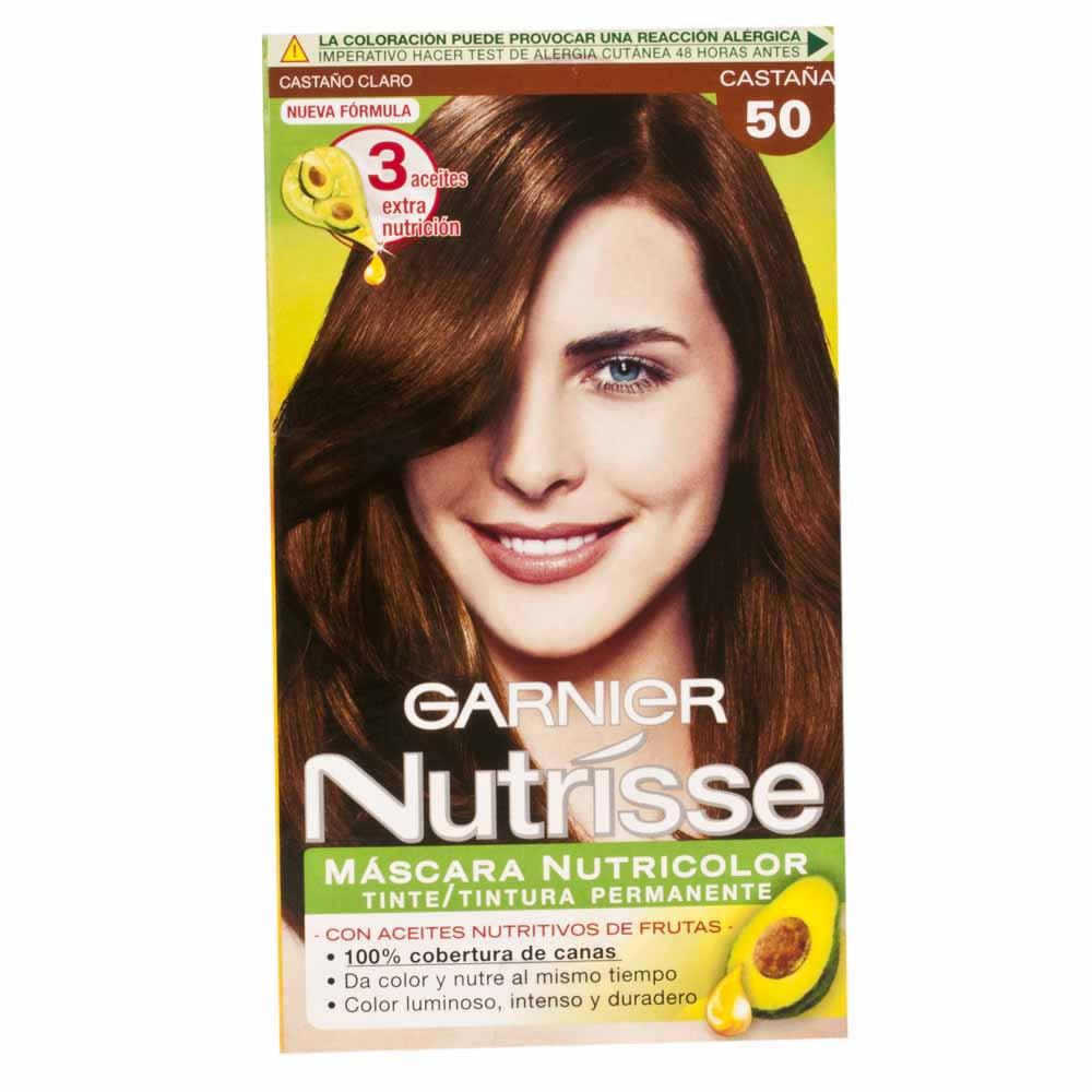 Caja Tinte Nutrisse Castaña 50 con 12 piezas - Garnier-Tintes-Garnier-MayoreoTotal
