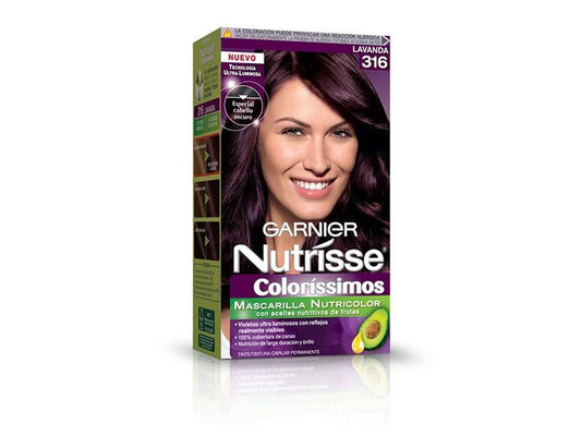 Caja Tinte Nutrisse Lavanda no. 316 con 12 piezas - Garnier-Tintes-Garnier-MayoreoTotal