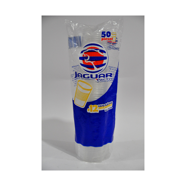 Caja Vaso Jaguar No.12 (349 ml) de 20 paquetes con 50 vasos - Jaguar-Desechables-Jaguar-MayoreoTotal