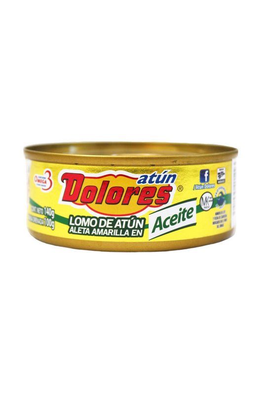 Media caja atún en aceite Dolores de 140 grs. con 24 latas - Pinsa-Atún y Sardina-Pinsa-MayoreoTotal