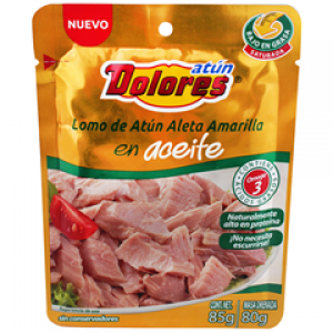 Media caja atún en aceite Dolores pouch de 78 grs en 24 piezas - Pinsa-Atún y Sardina-Pinsa-MayoreoTotal