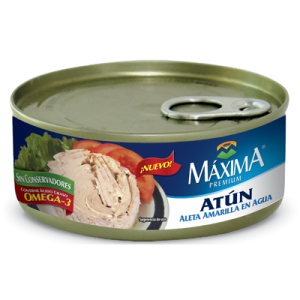 Media caja atún en agua de 140 grs en 12 piezas Maxima-Atún y Sardina-Maxima-MayoreoTotal