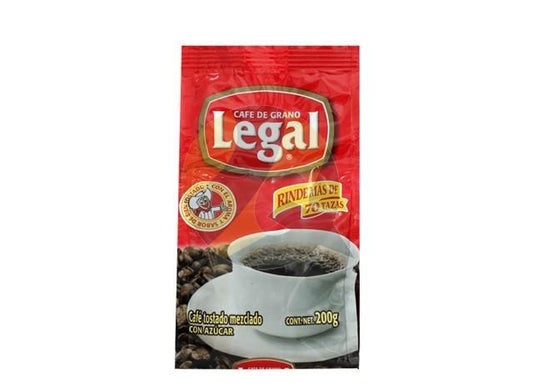 Media Caja Café Legal Tradicional Bolsa de 200 grs con 12 piezas - Sabormex-Cafe-Sabormex-MayoreoTotal