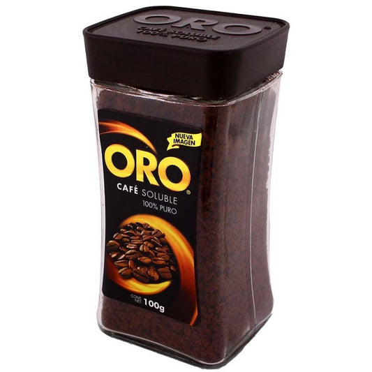 Media Caja Café Oro Soluble de 100 grs con 6 piezas - Sabormex-Cafe-Sabormex-MayoreoTotal