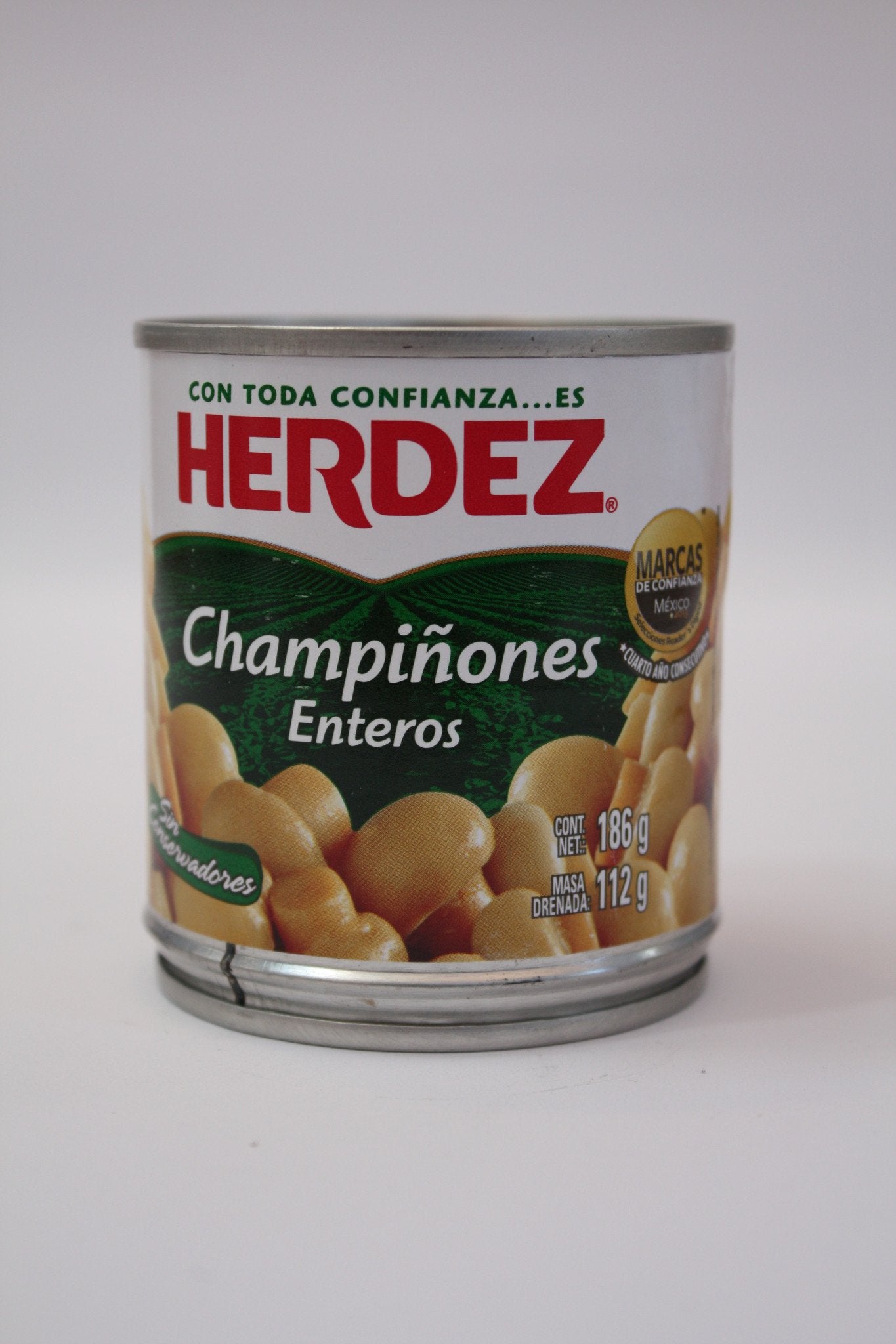 Media Caja Champiñón Entero de 186 grs con 12 latas - Herdez-Enlatados-Herdez-7501003123114-MayoreoTotal