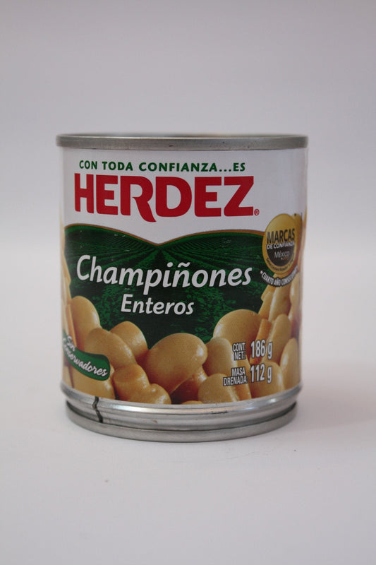 Media Caja Champiñón Entero de 186 grs con 12 latas - Herdez-Enlatados-Herdez-7501003123114-MayoreoTotal
