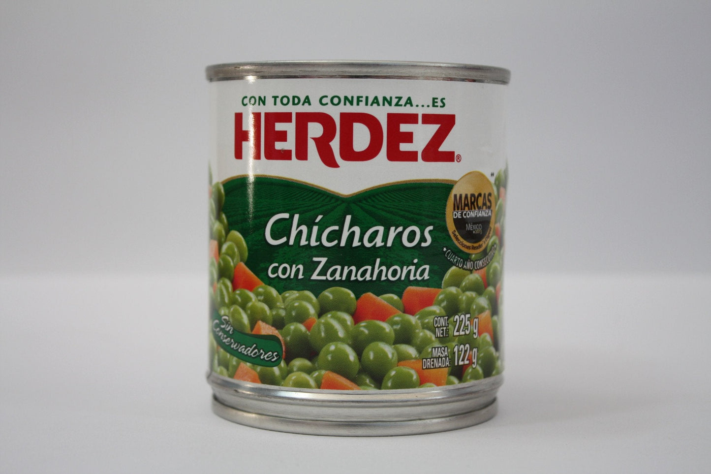 Media Caja Chí­charo con Zanahoria de 225 grs con 24 latas - Herdez-Enlatados-Herdez-7501003124166-MayoreoTotal