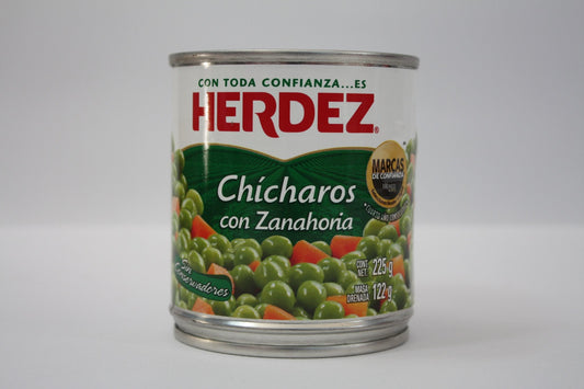 Media Caja Chí­charo con Zanahoria de 225 grs con 24 latas - Herdez-Enlatados-Herdez-7501003124166-MayoreoTotal