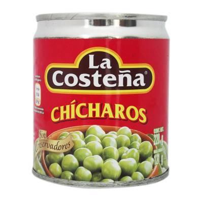 Media Caja Chicharos Naturales de 220 grs con 12 piezas - La Costeña-Enlatados-La Costeña-MayoreoTotal