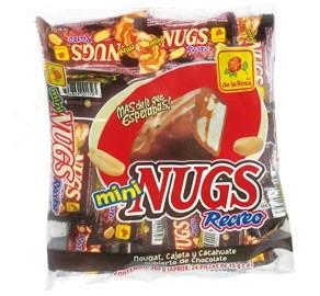 Media Caja Chocolate Mini Nugs con 9 paquetes de 24 piezas - DeLaRosa-Chocolates-DeLaRosa-MayoreoTotal
