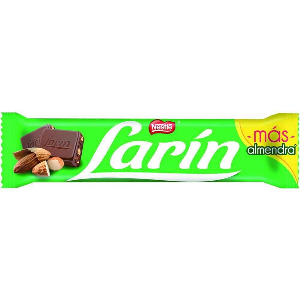 Media Caja Chocolates Nestlé Larin Almendra en 15 exhibidores con 10 piezas de 24gr - Nestlé-Chocolates-Nestlé-MayoreoTotal