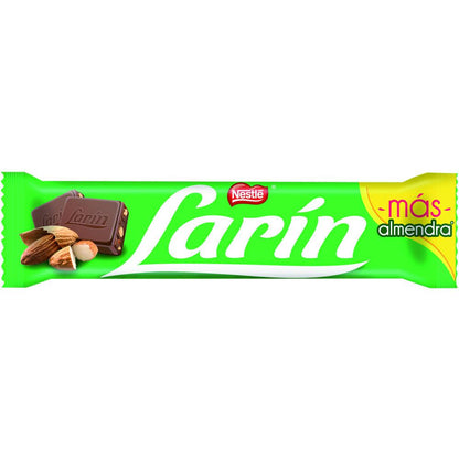Media Caja Chocolates Nestlé Larin Almendra en 15 exhibidores con 10 piezas de 24gr - Nestlé-Chocolates-Nestlé-MayoreoTotal