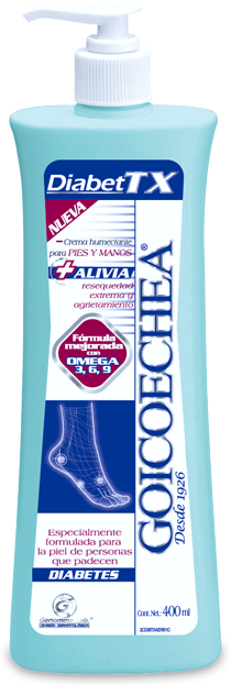 Media Caja Crema Goicochea Diabetx Hidratante de 400 ml con 5 Piezas - Genomma Lab-Cremas Corporales y Faciales-Genomma Lab-MayoreoTotal