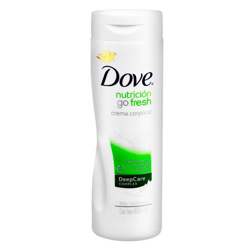 Media Caja Crema Liquida Dove Nutricion Go Fresh de 400 ml con 6 Piezas - Unilever-Cremas Corporales y Faciales-Unilever-MayoreoTotal