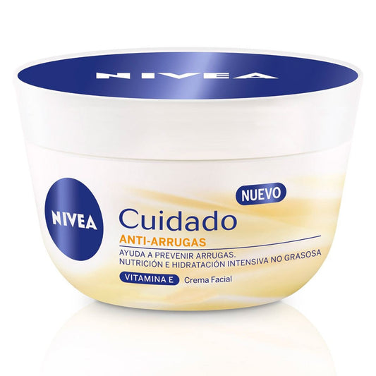 Media Caja Crema Nivea Cuidado Anti-Arrugas de 200 grs con 6 piezas - Beiersdorf-Cremas Corporales y Faciales-Beierdorf-MayoreoTotal