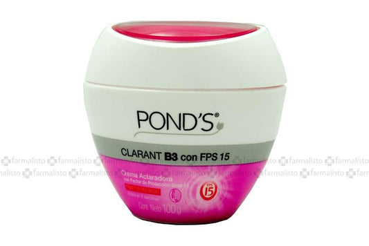 Media Caja Crema Ponds Clarant B3 FPS 15 de 100 grs con 12 piezas - Unilever-Cremas Corporales y Faciales-Unilever-MayoreoTotal