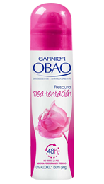 Media Caja Desodorante Obao Mujer Spray Rosa Intenso de 150 ml con 6 piezas - Garnier-Desodorantes-Garnier-MayoreoTotal