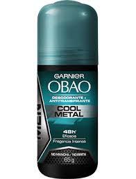 Media Caja Desodorante Obao Roll For Man Cool Metal de 65 g con 12 piezas - Garnier-Desodorantes-Garnier-MayoreoTotal