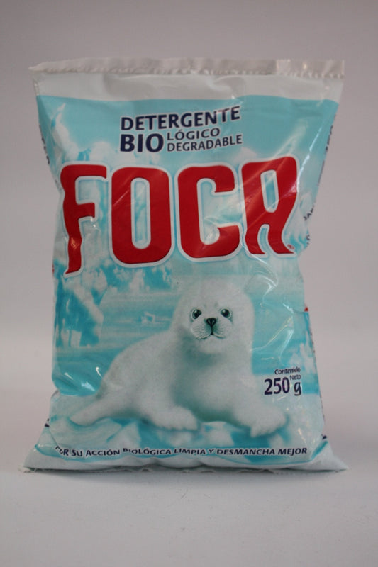 Media Caja Detergente Foca de 250 grs con 20 bolsas - La Corona-Detergentes-La Corona-7501026026577-MayoreoTotal