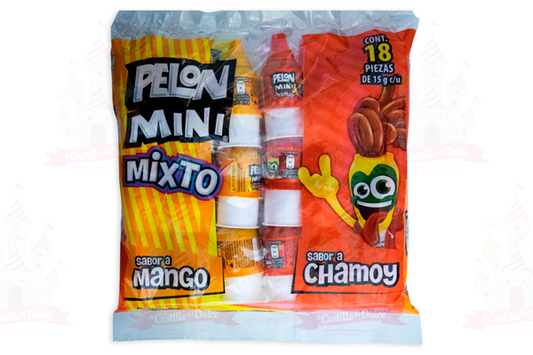 Media Caja Dulce Enchilado Pelon Pelo Rico Mini Mix en 10 bolsas de 18 piezas - Hersheys-Dulce Enchilado-Hersheys-MayoreoTotal