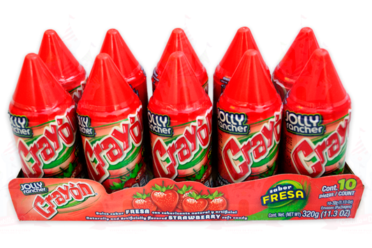Media Caja Dulce Suave Crayon Fresa con 6 paquetes de 10 piezas - Hersheys-Dulce Suave-Hersheys-MayoreoTotal