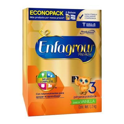 Media Caja fórmula láctea Enfagrow Vainilla de 1.2 kilos en 3 latas - Mead Johnson-Formula Lactea-Mead Johnson-MayoreoTotal