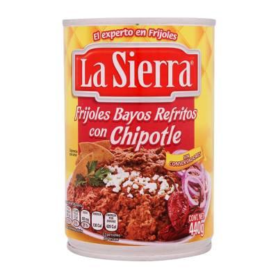 Media Caja Frijol Con Chipotle La Sierra de 440 grs con 6 piezas - Sabormex-Frijoles Enlatados-Sabormex-MayoreoTotal