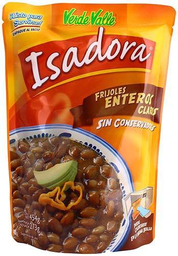 Media Caja Frijoles Enteros Bayos Isadora de 454 grs con 6 piezas - Verde Valle-Frijoles Enlatados-Verde Valle-MayoreoTotal