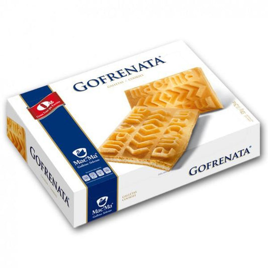 Media Caja Gofrenata Vainilla Mac Ma de 320 grs con 6 piezas - Mac Ma-Galletas-Mac Ma-MayoreoTotal