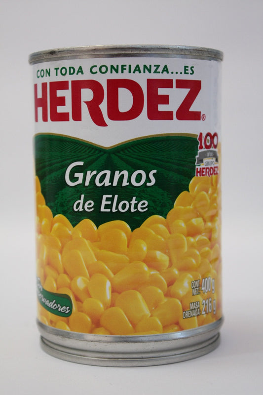 Media Caja Granos Elote de 400 grs con 12 latas - Herdez-Enlatados-Herdez-7501003124241-MayoreoTotal