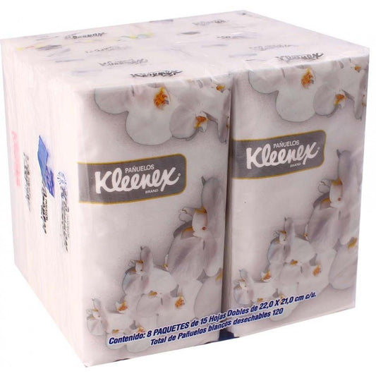 Media Caja Kleenex Sellpack con 12 paquetes con 8 piezas - Kimberly Clark-Pañuelos Desechables-Kimberly Clark-MayoreoTotal