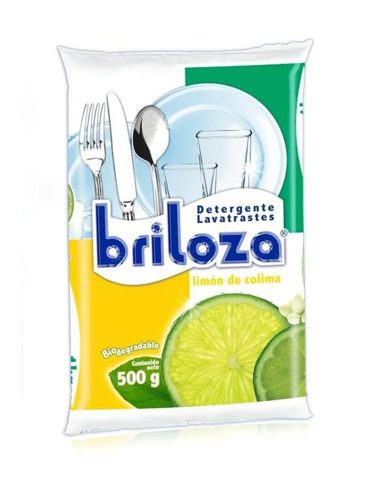 Media Caja Lavatrastes Briloza de 500 grs con 10 bolsas - Fabrica de Jabón La Corona-Lavatrastes-La Corona-MayoreoTotal