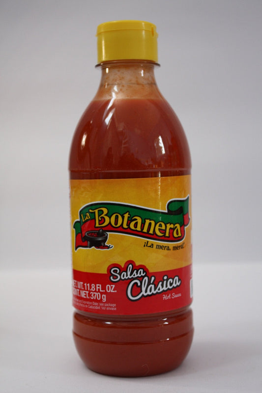 Media Caja Mega Salsa Botanera Clásica de 370 ml con 12 botellas - Mega Alimentos-Salsas-Mega Alimentos-MayoreoTotal