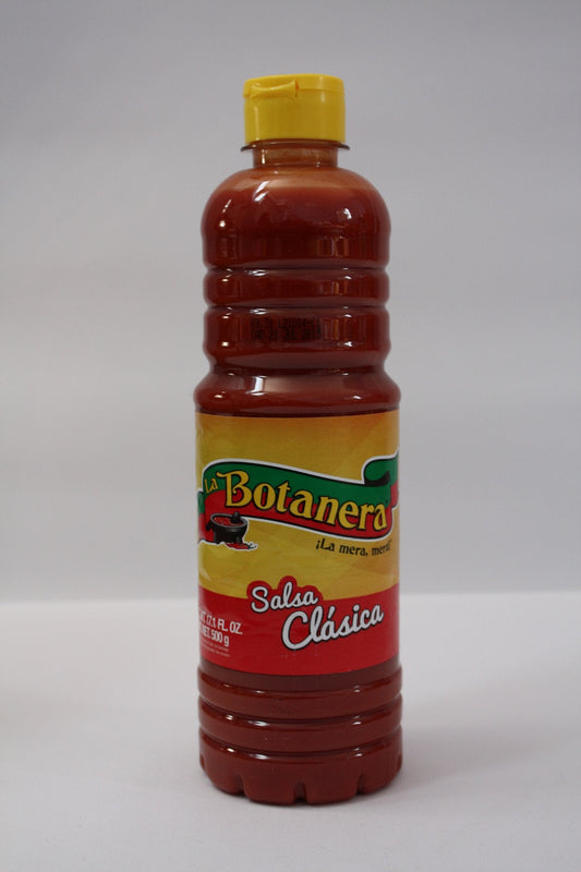 Media Caja Mega Salsa Botanera de 500 ml con 12 botellas - Mega Alimentos-Salsas-Mega Alimentos-0738545010030-MayoreoTotal