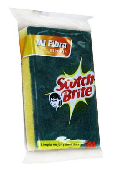 Media Caja Mi Fibra Esponja Mediana Scotch Brite 24 piezas 3M-Limpieza-3M-MayoreoTotal