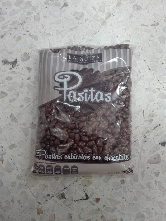 Media Caja Pasa con chocolate La Suiza Pasita chocolate en 2 bolsas de 1kg - LaSuiza-Chocolates-LaSuiza-MayoreoTotal
