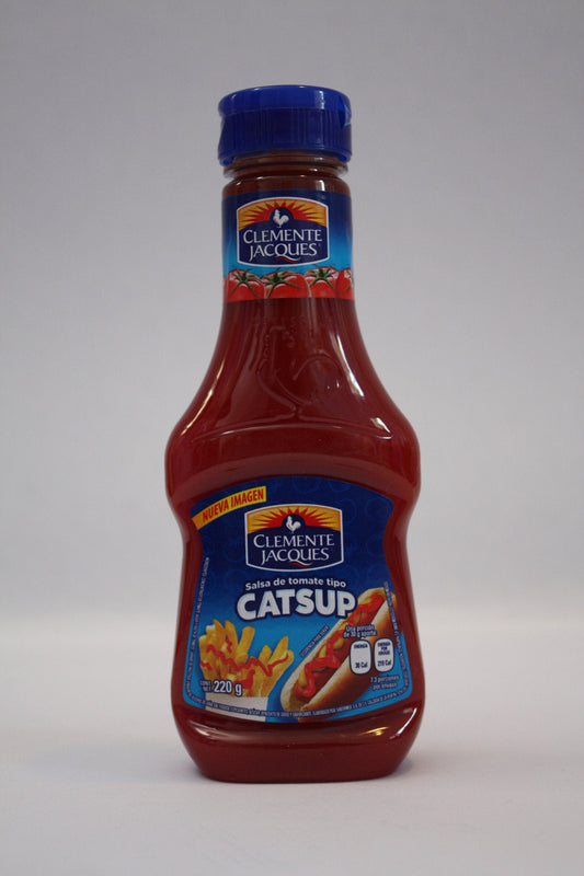 Media Caja Salsa Catsup Clemente Jacques de 220 grs con 12 piezas - Sabormex-Castup & Mostaza-Sabormex-7501052472195-MayoreoTotal