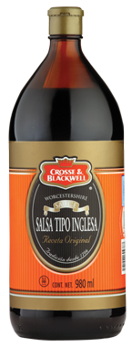 Media Caja Salsa Inglesa Crosse & Blackwell de 980 ml con 3 piezas - Nestlé-Sazonadores-Nestlé-MayoreoTotal