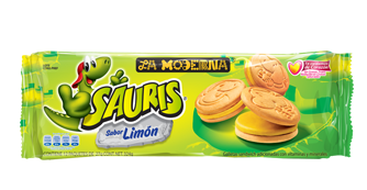 Media Caja Sauris Limón La Moderna de 324 grs con 10 paquetes - La Moderna-Galletas-La Moderna-MayoreoTotal