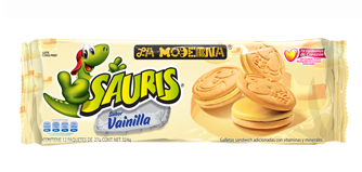 Media Caja Sauris Vainilla La Moderna de 324 grs con 10 paquetes - La Moderna-Galletas-La Moderna-MayoreoTotal