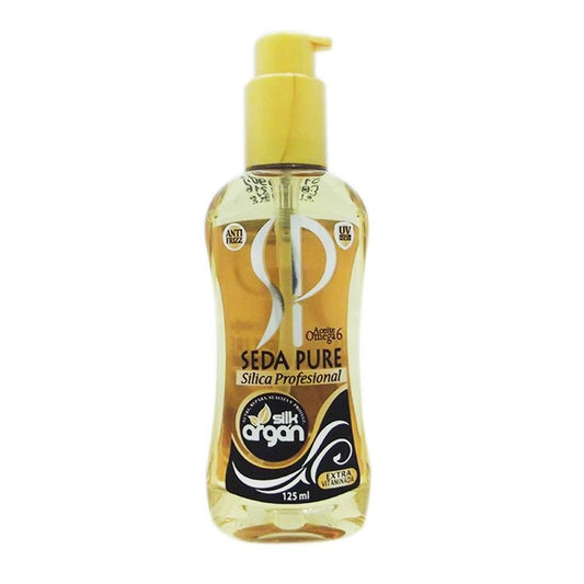 Media Caja Seda Oil Argan Brillo Oil Argan con 10 piezas de 120 ml-Cremas Corporales y Faciales-MayoreoTotal-MayoreoTotal