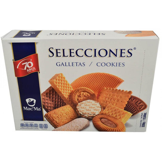 Media Caja Selecciones Mac Ma de 330 grs con 6 piezas - Mac Ma-Galletas-Mac Ma-MayoreoTotal