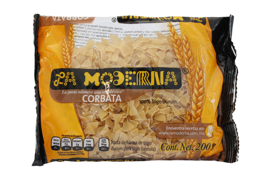 Media Caja Sopa Moderna Corbata de 200 grs con 10 bolsas - La Moderna-Sopas-La Moderna-MayoreoTotal