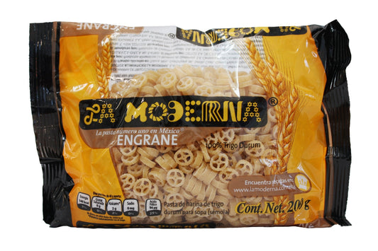 Media Caja Sopa Moderna Engranes de 200 grs con 10 bolsas - La Moderna-Sopas-La Moderna-MayoreoTotal