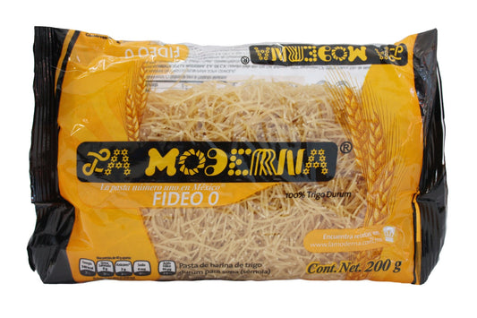 Media Caja Sopa Moderna Fideo No.0 de 200 grs con 10 bolsas - La Moderna-Sopas-La Moderna-MayoreoTotal