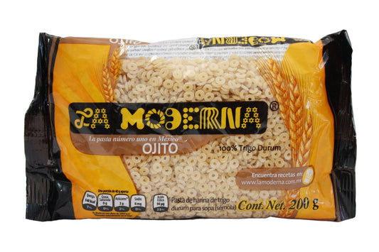 Media Caja Sopa Moderna Ojitos de 200 grs con 10 bolsas - La Moderna-Sopas-La Moderna-MayoreoTotal