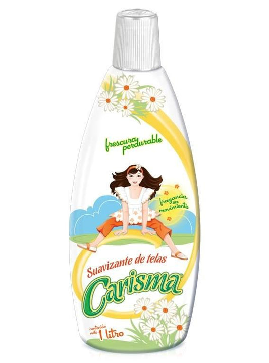 Media Caja suavizante Carisma de 1 litro con 6 piezas - Fabrica de Jabon la Corona-Suavizantes-La Corona-MayoreoTotal